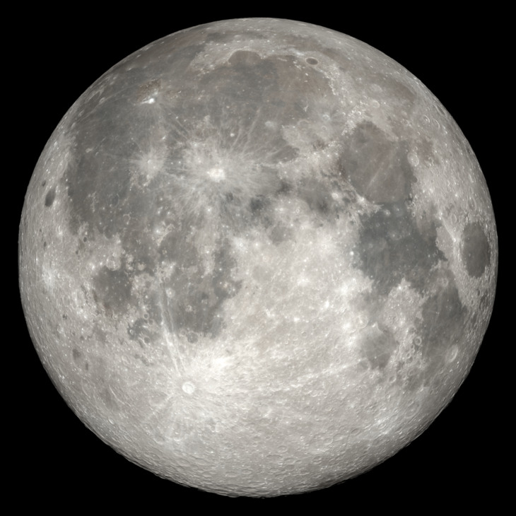 NASA rendering of the Moon