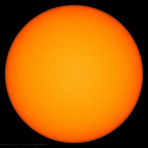NASA Solar Dynamics Observatory visible-light image of the Sun